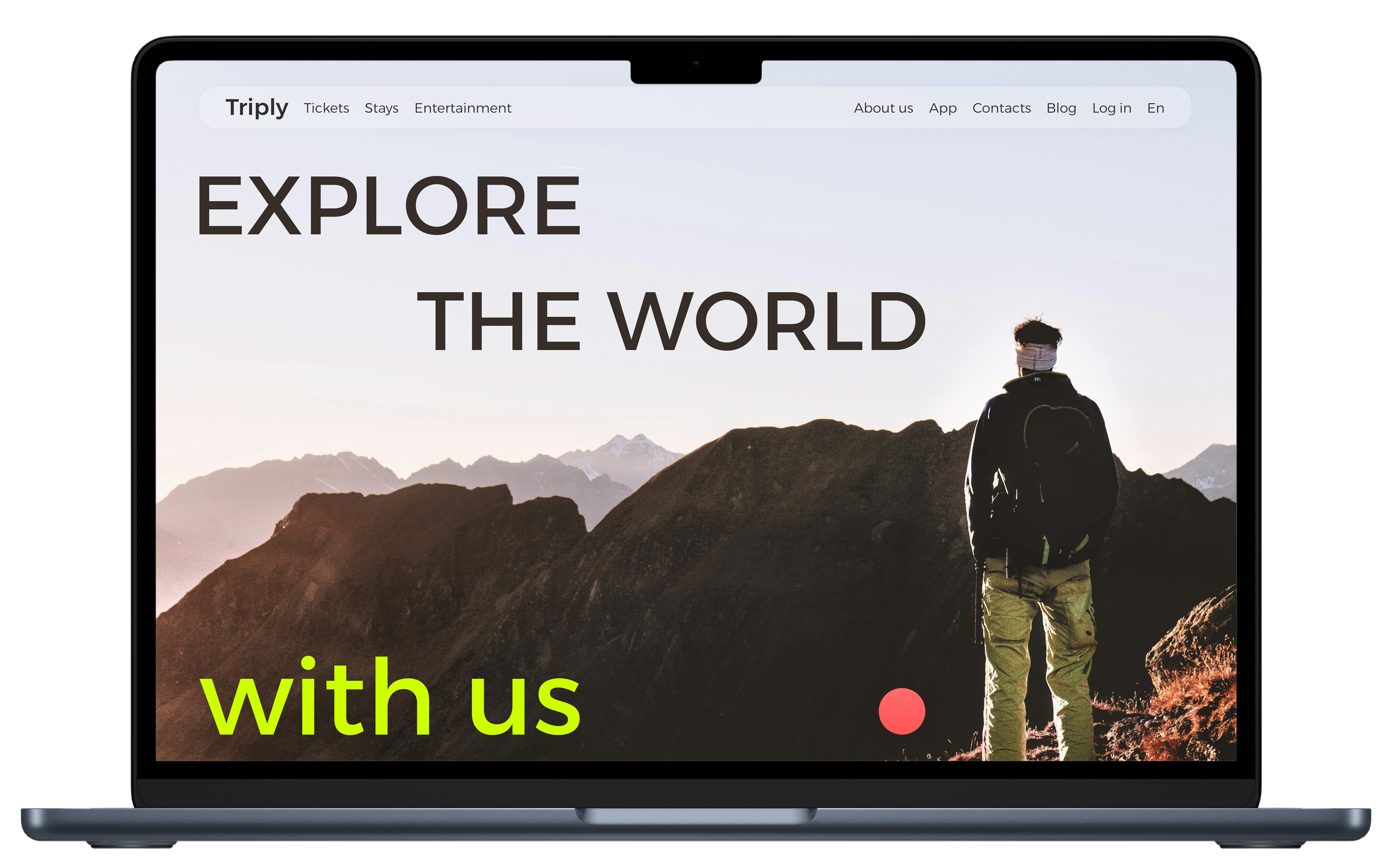 Travel website preview